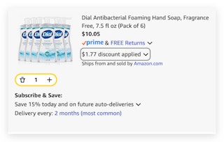 dial foaming hand soap