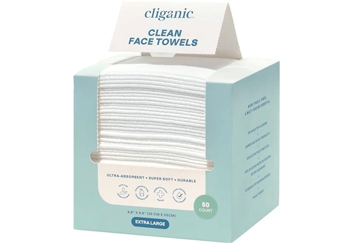 Cliganic Clean Face Towels