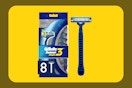 Gillette Razors on yellow KCL template