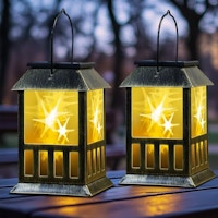 Solar Lanterns Outdoor 2-Pack