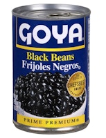 6 Goya Black Beans Cans