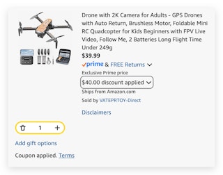 drone with 2k camera