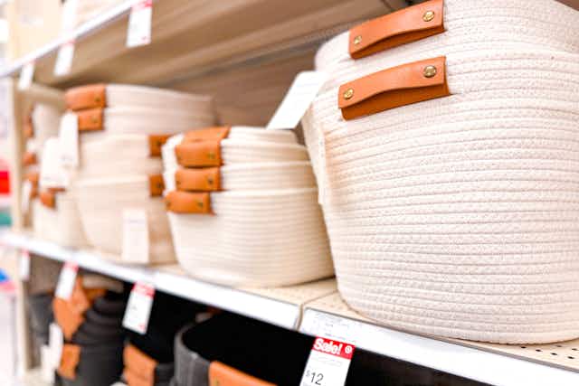 Bestselling Coiled Rope Baskets on Sale — Starting at $6 at Target card image