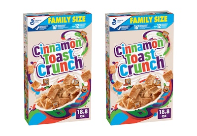 2 Cinnamon Toast Crunch Cereals