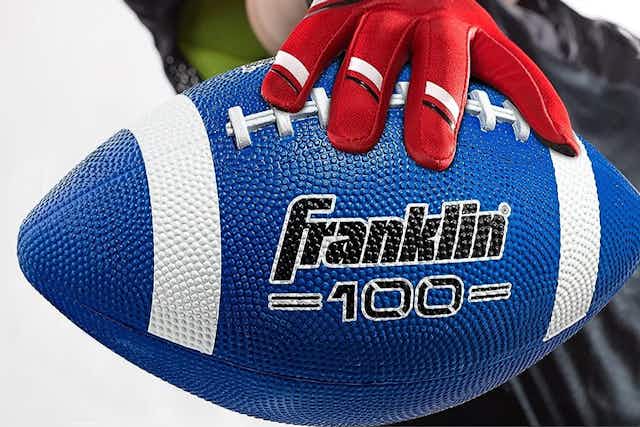 Franklin Sports Junior Football, Only $5 on Amazon card image