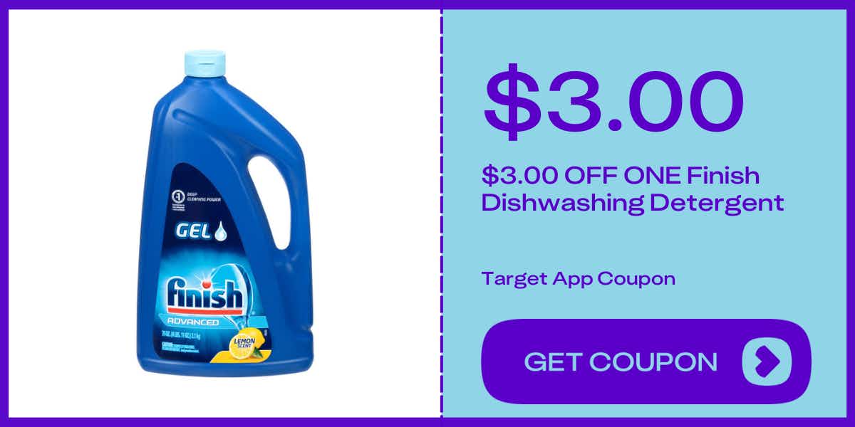 finish advanced gel dishwashing detergent