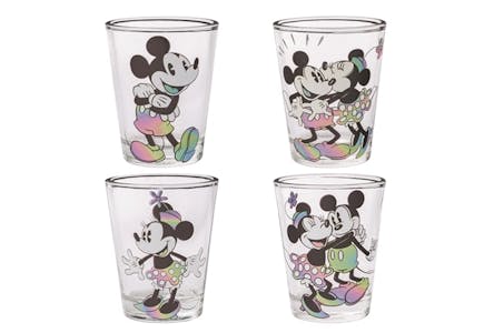 Mickey and Minnie Shot Glass Set