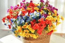 Artificial Outdoor Flowers, Only $9.99 With Amazon Promo Code (Reg. $30) card image