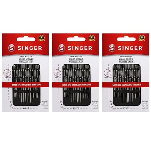 Assorted Large Eye Needles 3-Pack