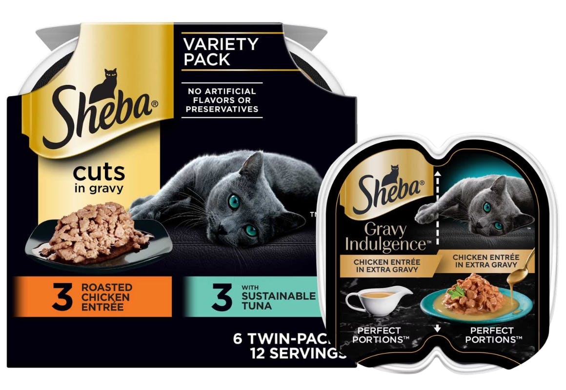13 Sheba Cat Food Products