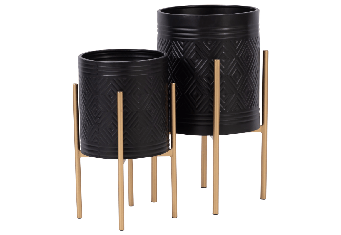 Mercury Row Metal Plant Stand Set