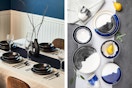 walmart thyme & table dinnerware sets collage