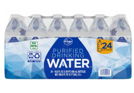 Kroger Bottled Water 24-Pack