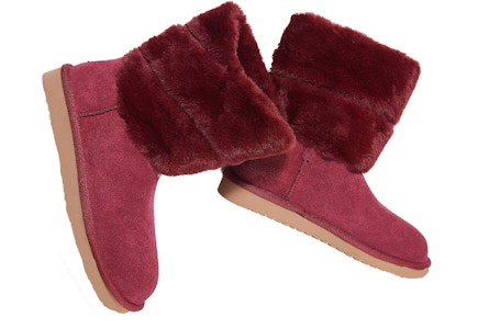 Dezi Suede Faux Fur Boots
