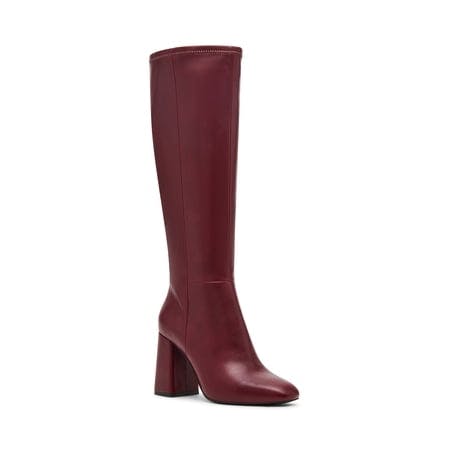 Women's Tall Shaft Block Heel Boot