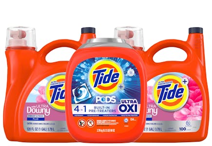 3 Tide Detergents (304 Loads)