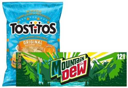2 Mountain Dew + 4 Tostitos Items