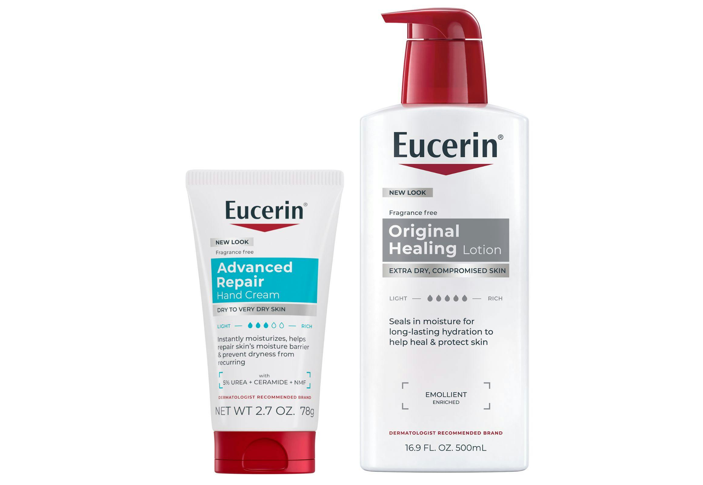 2 Eucerin Lotions