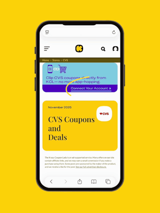 KCL 1-Clip App Connect CVS Account