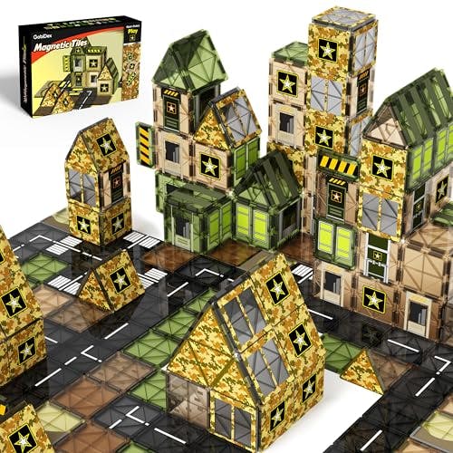 Army Magnetic Building Tiles