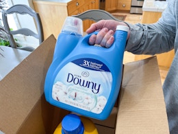 Downy 140-Ounce Fabric Softener: Get 3 for $23 on Amazon card image