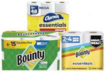 2 Bounty + 1 Charmin