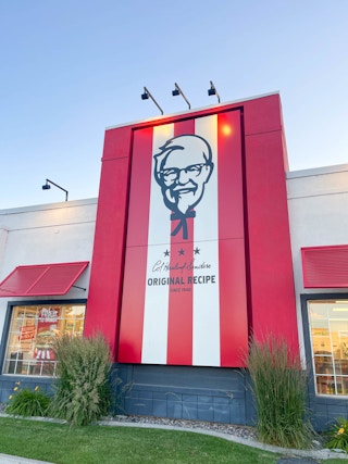 outside kfc building