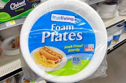 True Living Foam Plates, Only $2.95 at Dollar General card image