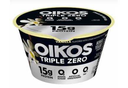 2 Dannon Oikos Yogurt