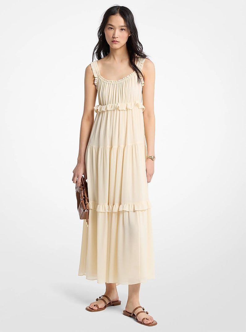 Michael Kors Ruffled Maxi Dress