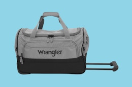 Get a Wrangler Duffel Bag for $20 in Multiple Colors at Walmart (Reg. $72) card image