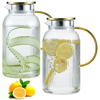 Glass Pitcher 2-Pack