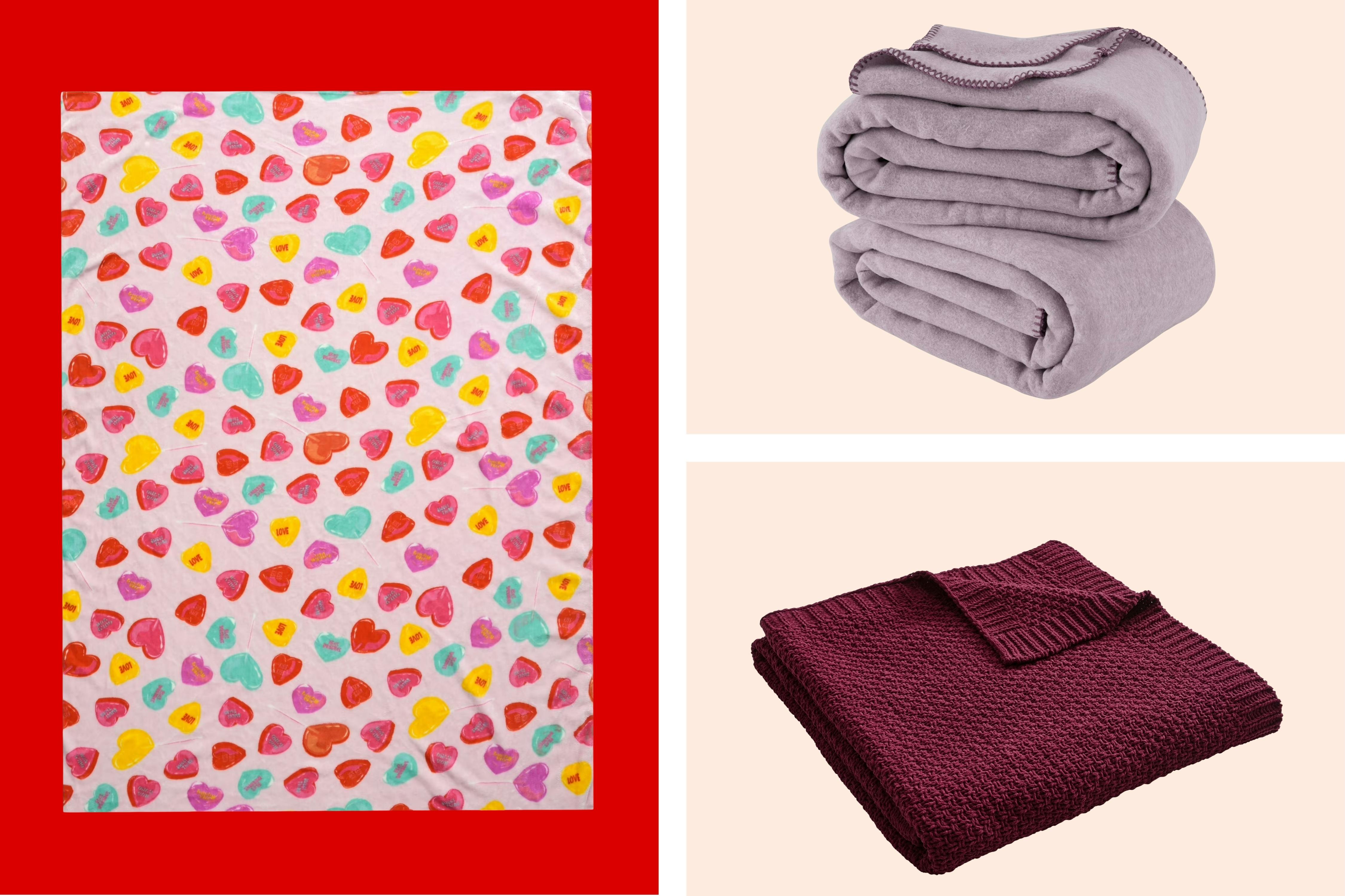 blankets on a grid