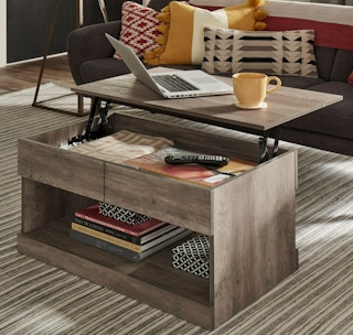 walmart hillsdale living essentials brindle rectangular lift top coffee table 1683721057 1683721057