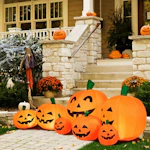 Costway Halloween Inflatable Pumpkins