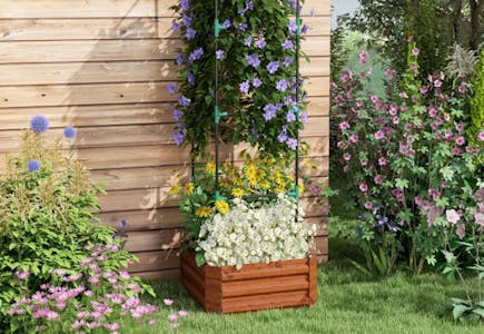 Arlmont & Co. Garden Bed with Trellis