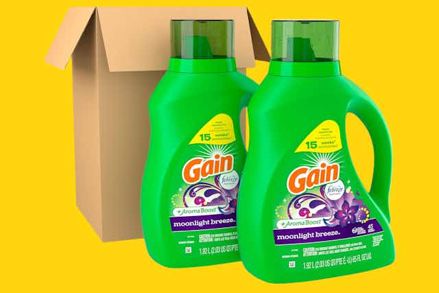 Gain Laundry Detergent 2-Pack, as Low as $6.35 on Amazon card image