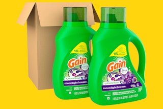 2 68 ounce bottles of Gain + Aroma Boost Laundry Detergent