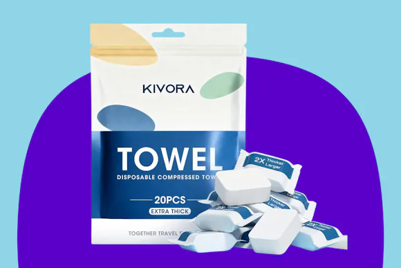 20-Pack of Extra-Thick Compressed Towel Tablets, Just $3.99 on Amazon