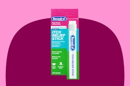 Benadryl Extra Strength Itch Relief Stick, $1.46 on Amazon card image