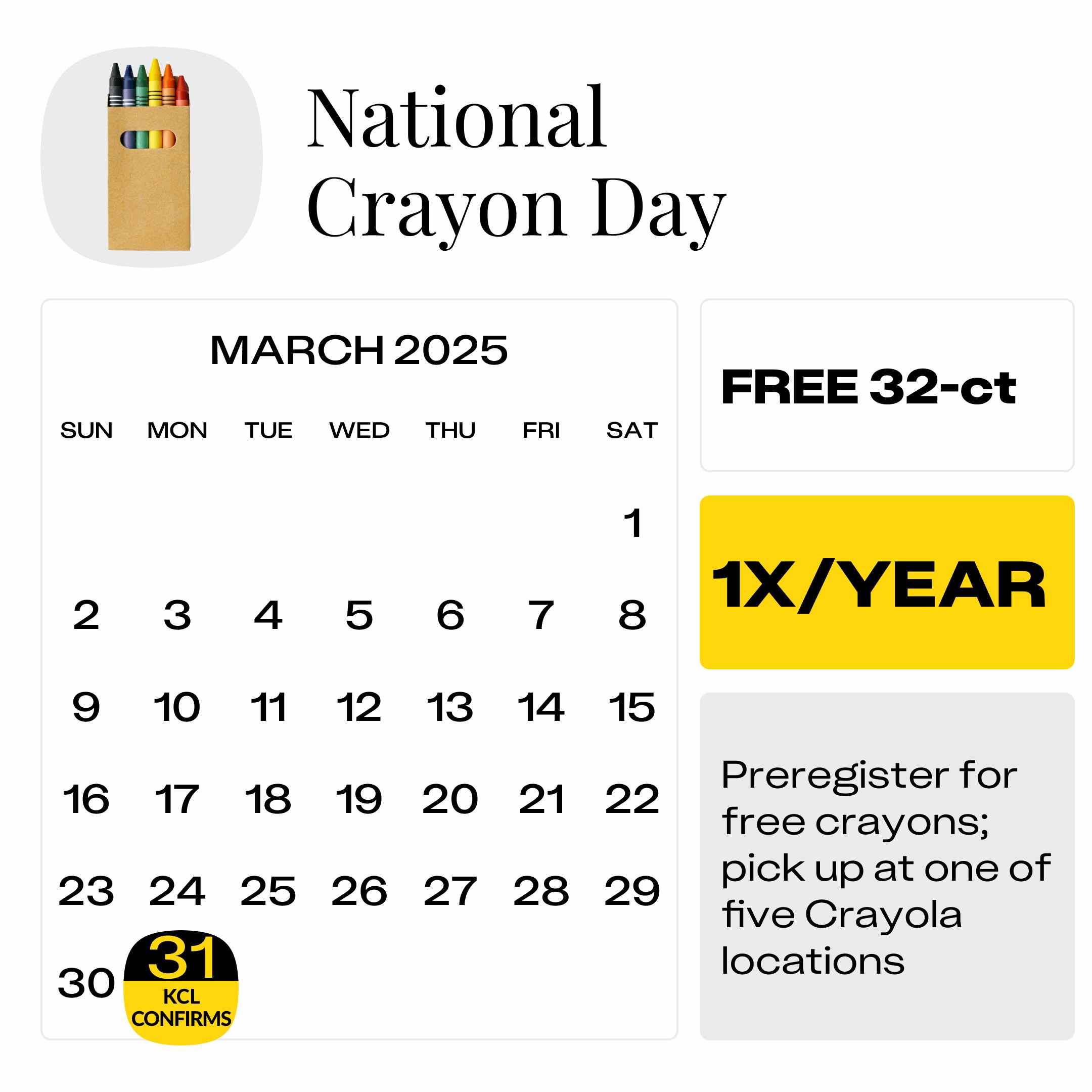 National-Crayon-Day