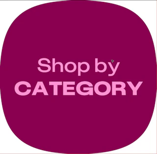 Shop by Category Text on Magenta