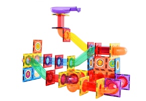 Kids' Magnetic Building Tile Set