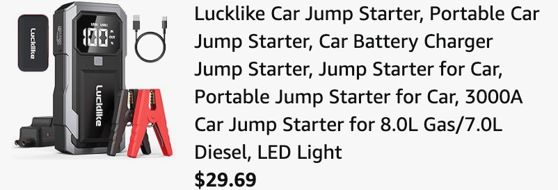 Jump starter cart 2