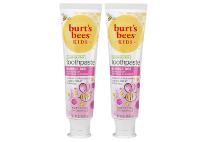 2 Burt's Bees Kids Toothpastes