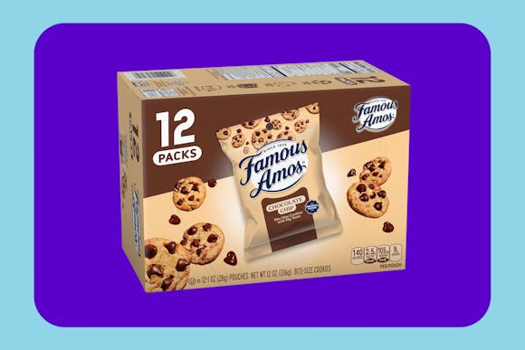 Famous Amos Chocolate Chip Cookies 12-Pack, as Low as $4.50 on Amazon
