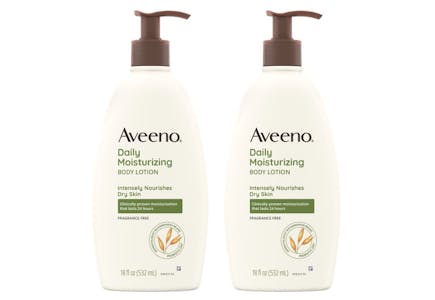 2 Aveeno Body Lotions