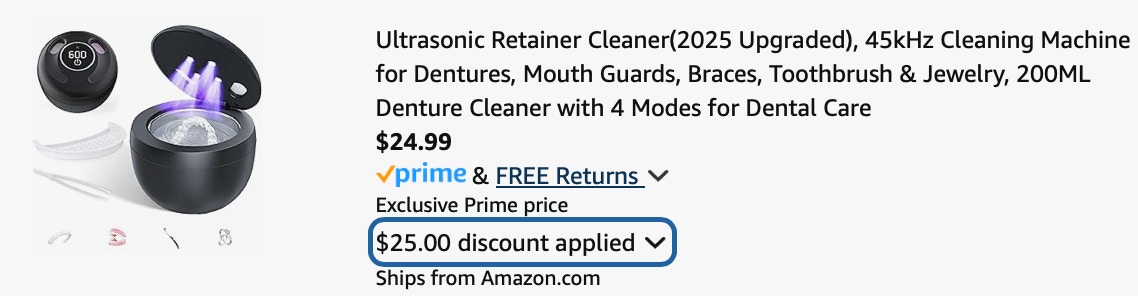  retainer cleaner