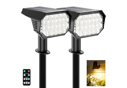 Solar Outdoor Light 2-Pack