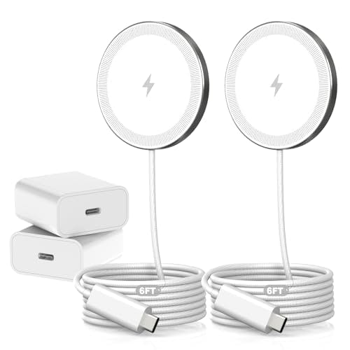 Magnetic Wireless Charger 2-Pack